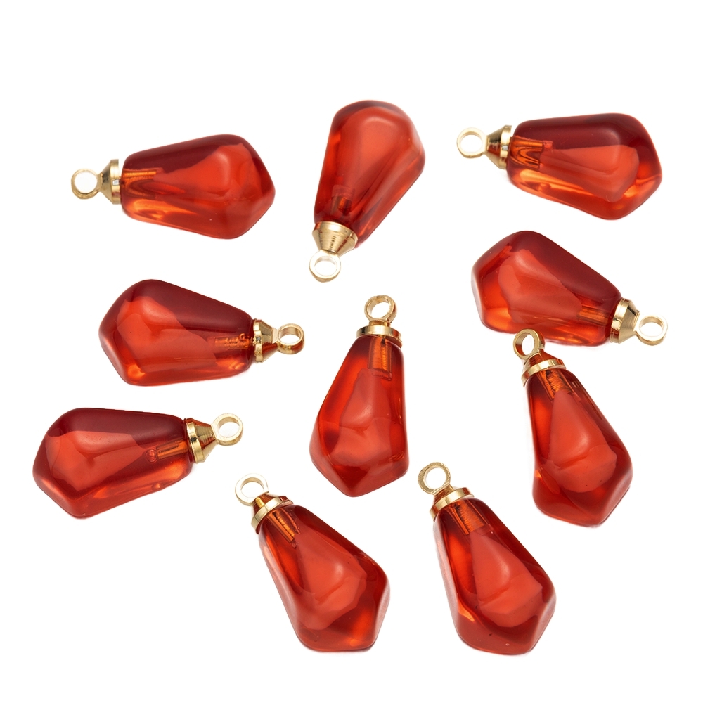 Resin Crafts Diy - 10Pcs Resin Pomegranate Seed Food Charms