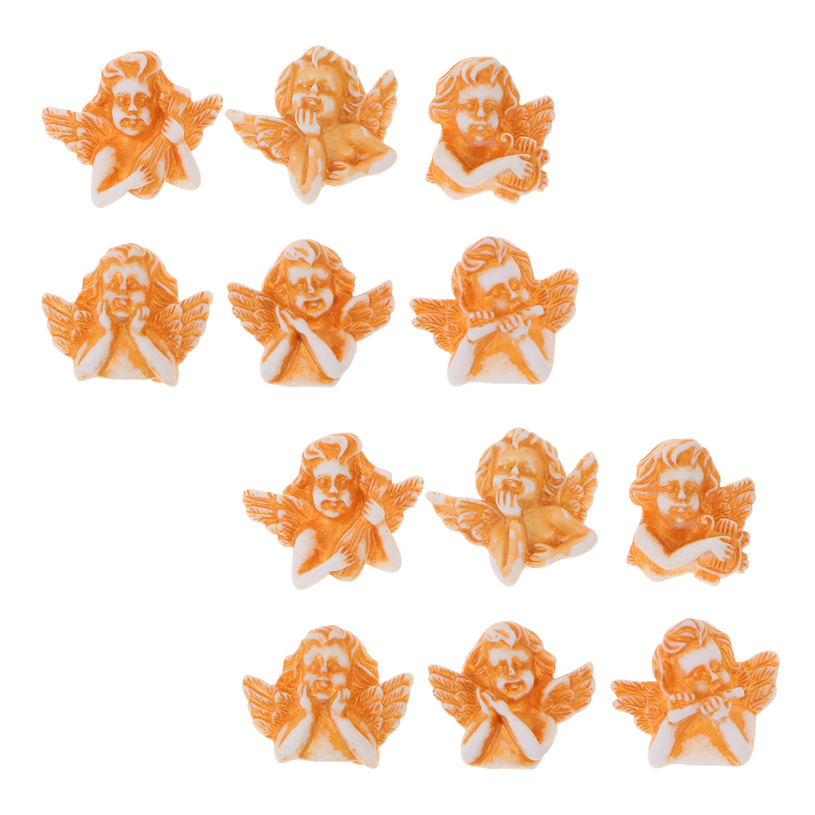 Resin Crafts Diy - 60Pcs Resin Angel Charm Set High-Selected
