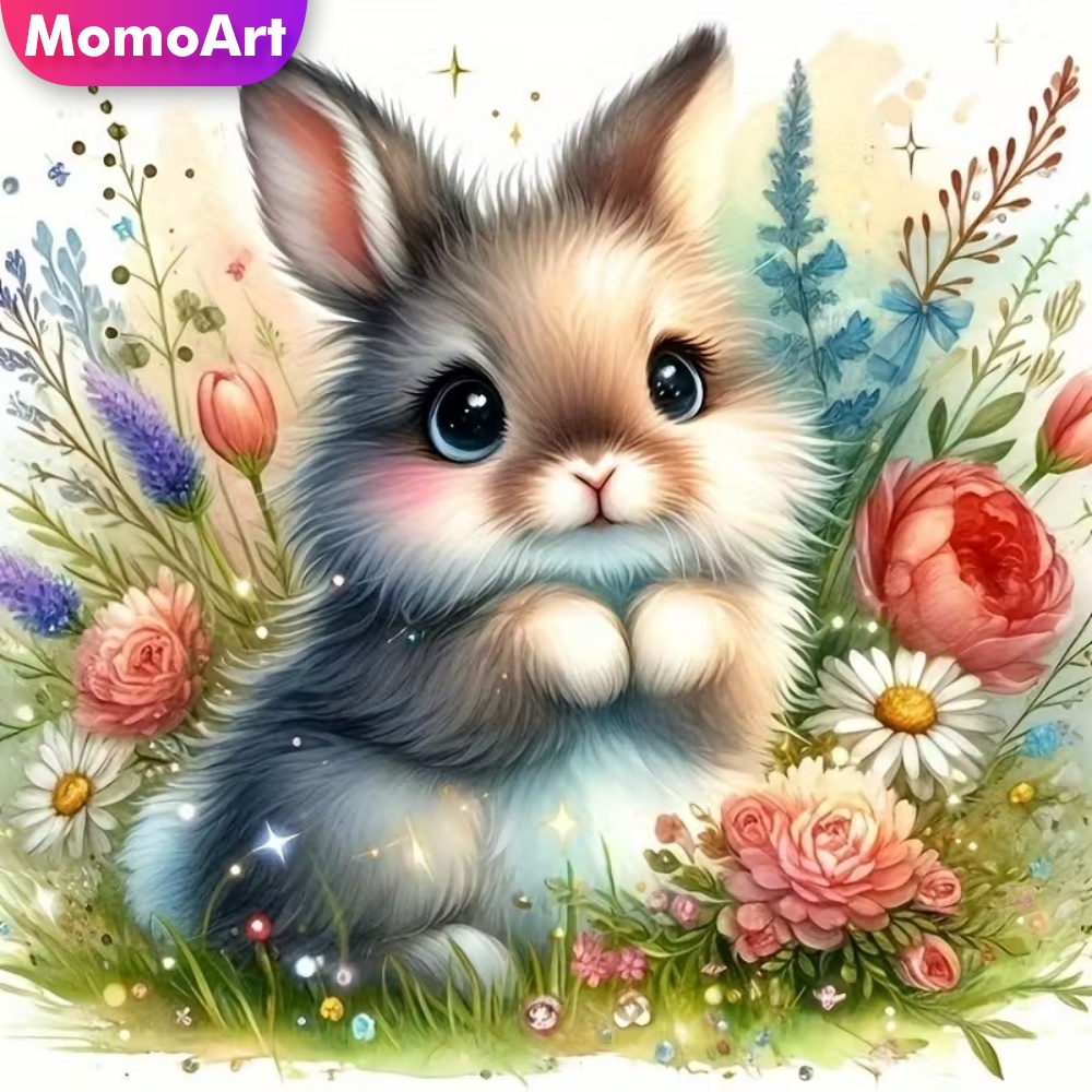 Resin Craft For Beginners - Momoart Diamond Painting Rabbit Animal DIY