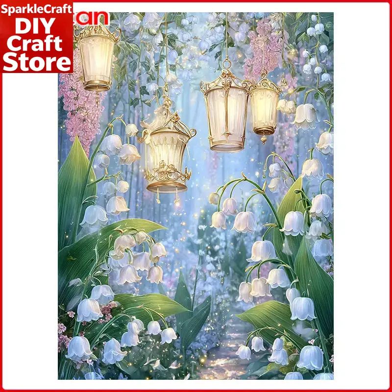 Resin Craft Material - unframe Flower New Arrivals 2025 Diamond