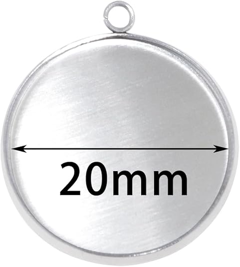 20 Pieces Stainless Steel Roun – Resin Crafts Diy recenzja i cena