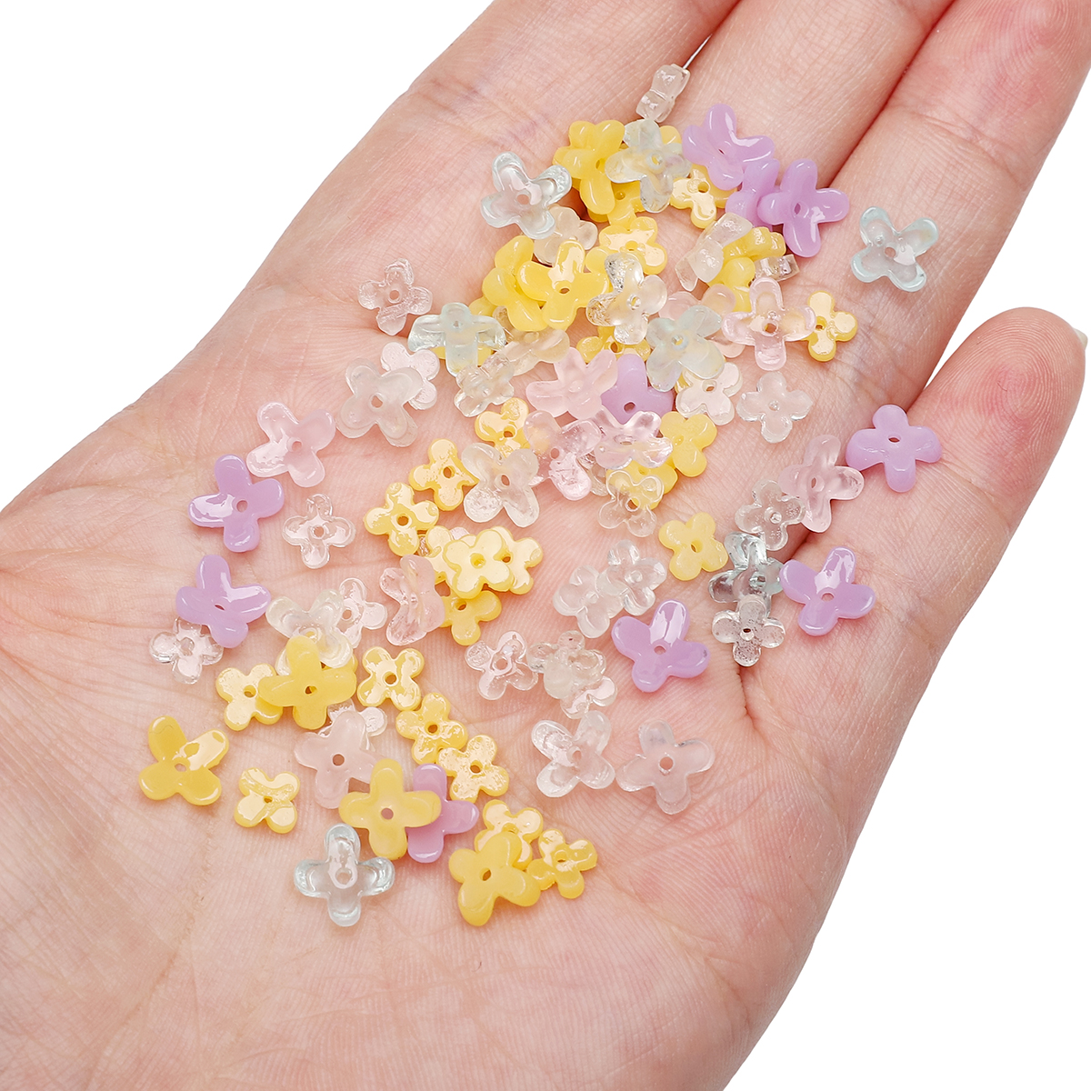 20pcs 5 7mm Resin 4 Petals Flo – Resin Craft Projects recenzja i cena