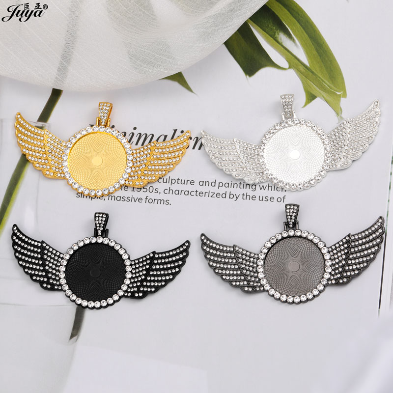 5PCS Blank Wings Pendant Setti – Bezels Set Pendant recenzja i cena