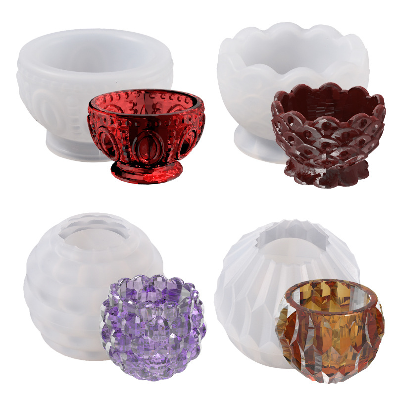 Round Storage Box Gypsum Silic – Coaster Mold Round recenzja i cena