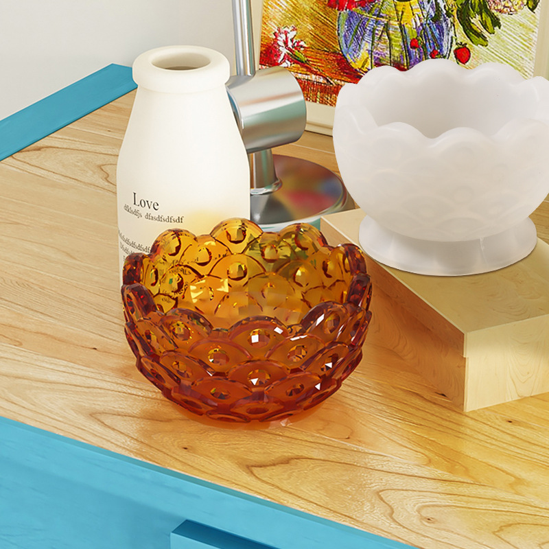Round Storage Box Gypsum Silic – Coaster Mold Round recenzja i cena