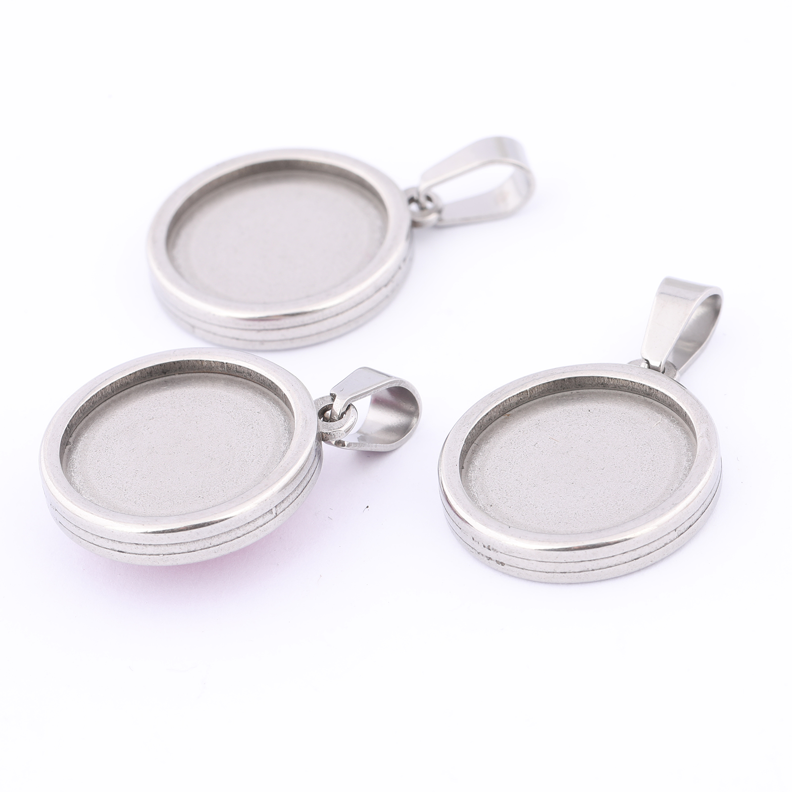 5pcs Stainless Steel Gold Plat – Bezels Set Pendant recenzja i cena
