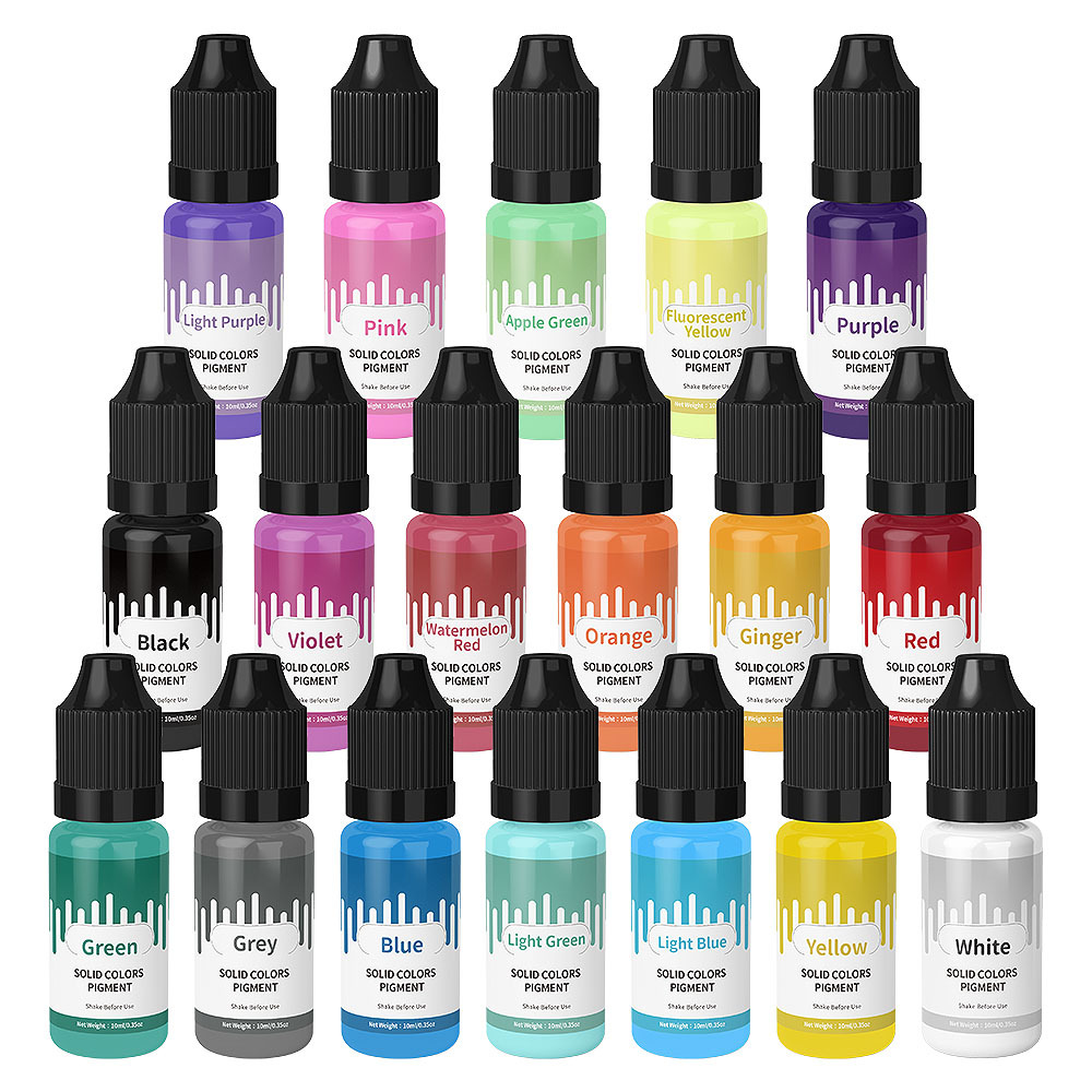 18Colors 10ml Macaron Solid Pa – Resin Pigment Set recenzja i cena
