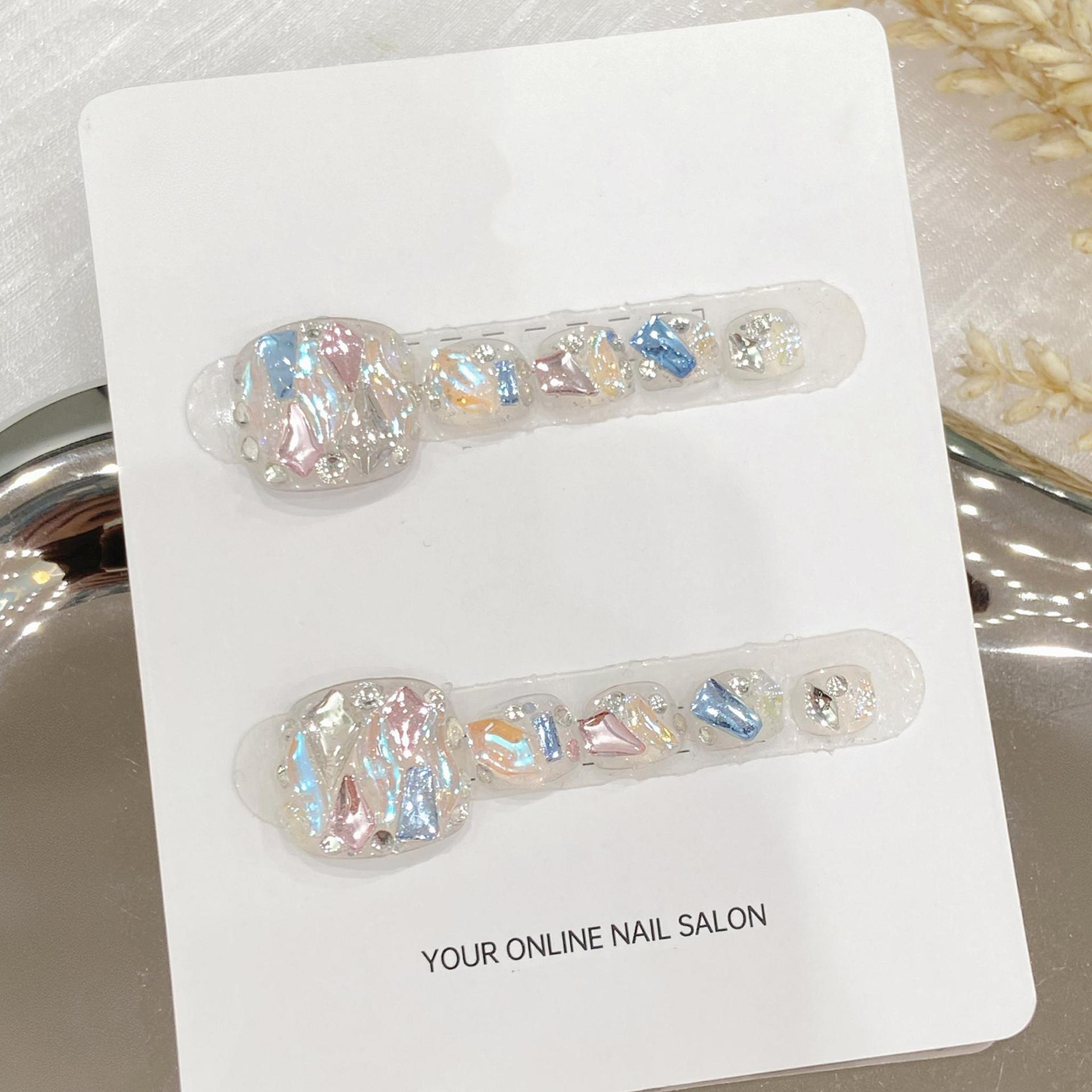 Handmade Press On Nails Transp – Resin Craft Material recenzja i cena