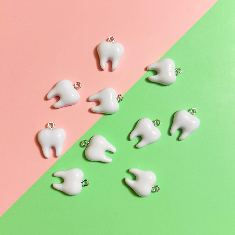 10pcs Cute White Teeth Resin P – Resin Craft Projects recenzja i cena