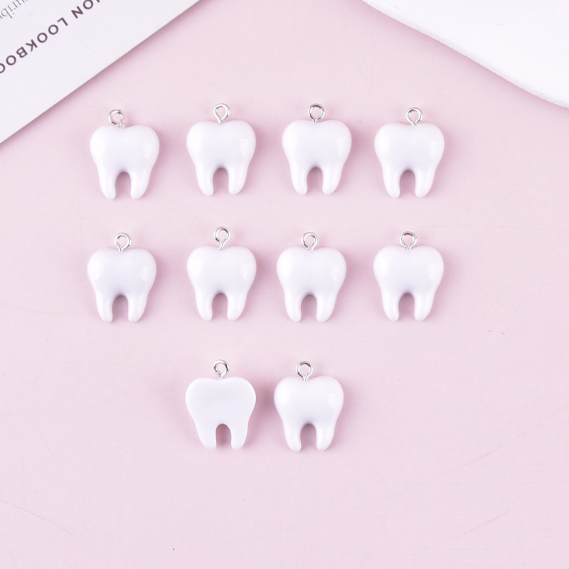 10pcs Cute White Teeth Resin P – Resin Craft Projects recenzja i cena