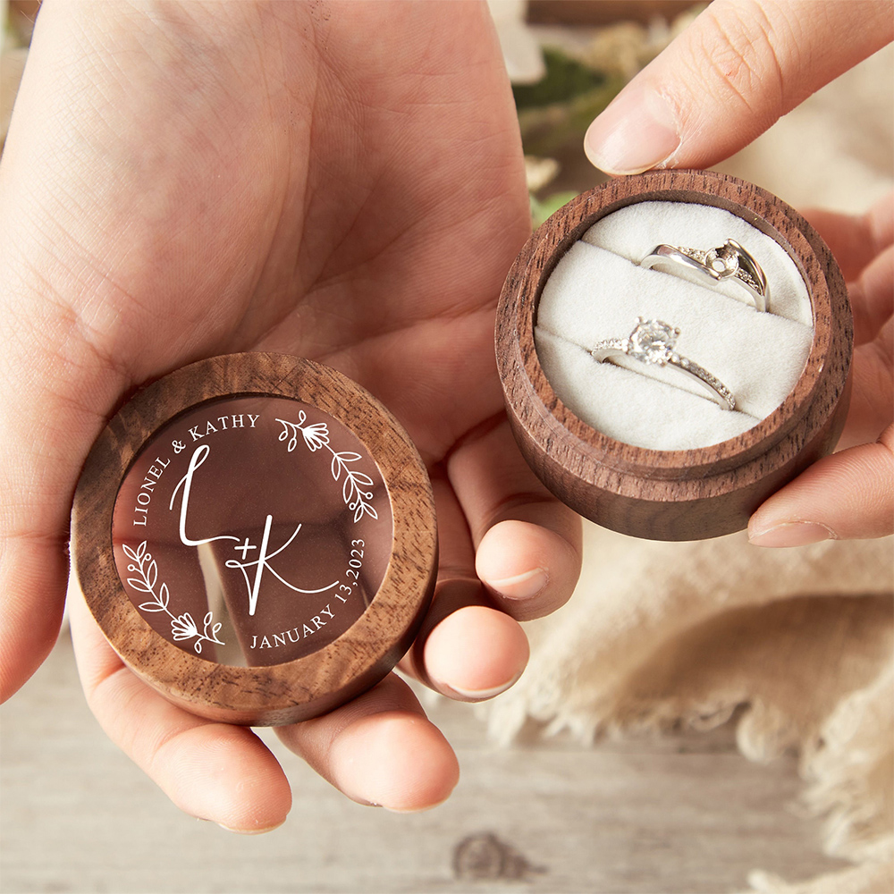 Personalized Wooden Wedding Ri – Wood Ring Blank recenzja i cena