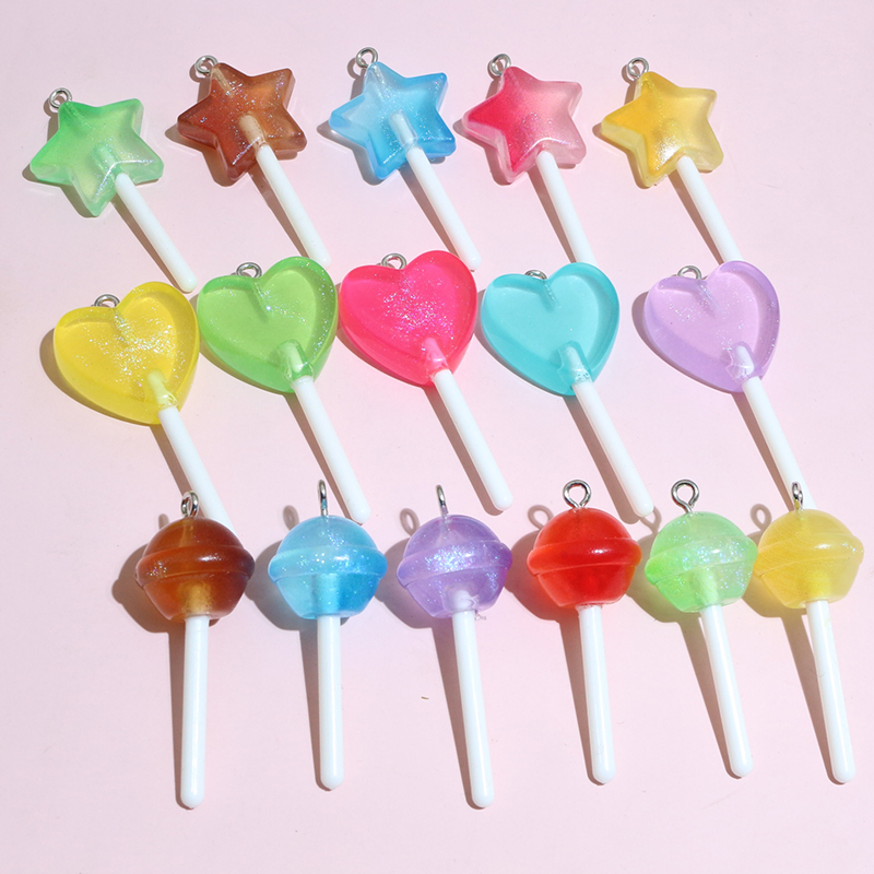 10pcs Mixed Colors Resin Cute  – Resin Craft Projects recenzja i cena