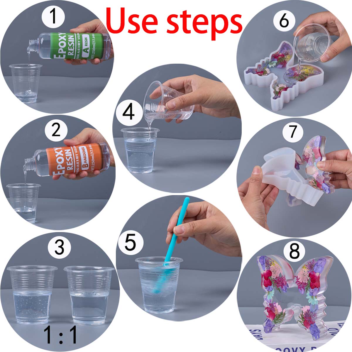 1:1 Ratio Epoxy Resin Kit Anti – Resin Jewelry Kit recenzja i cena
