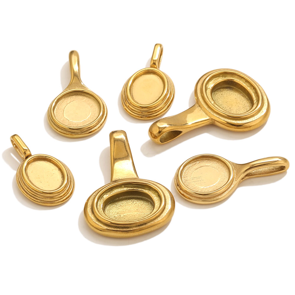 5pcs Stainless Steel Round Ova – Resin Crafts Diy recenzja i cena