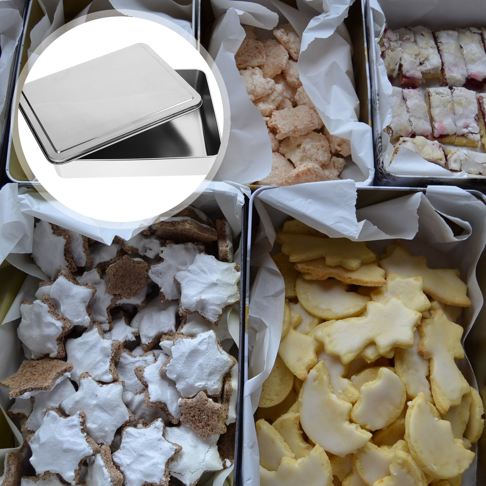 Stainless Steel Tiramisu Deep  – Serving Tray Mold recenzja i cena
