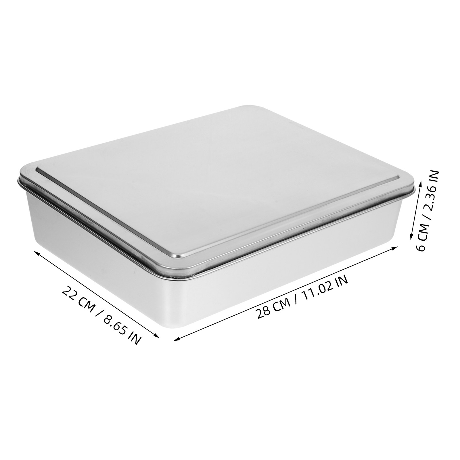 Stainless Steel Tiramisu Deep  – Serving Tray Mold recenzja i cena