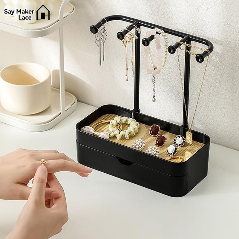 Jewelry Organizer Display Stan – Wood Ring Blank recenzja i cena