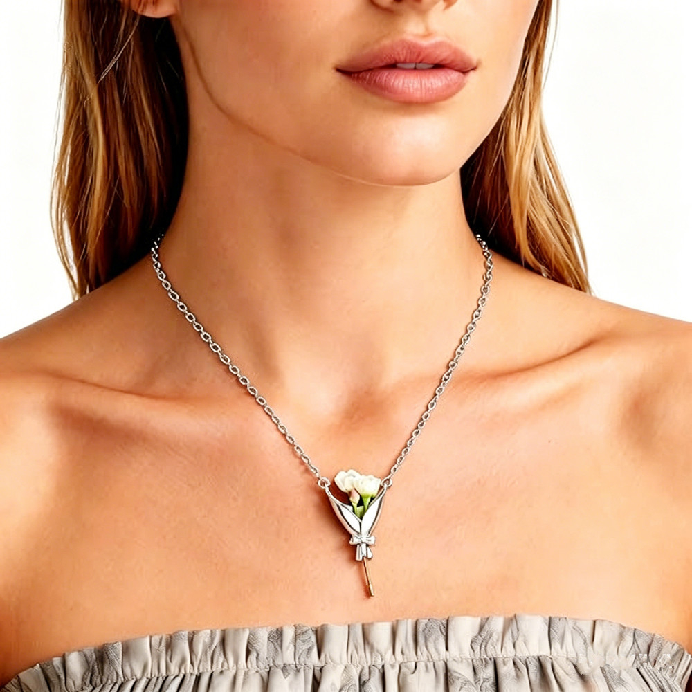 Artful Flower Vase Necklace We – Dried Flower Bulk recenzja i cena