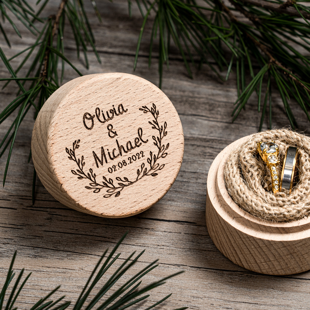 Free Personalized Wedding Ring – Wood Ring Blank recenzja i cena