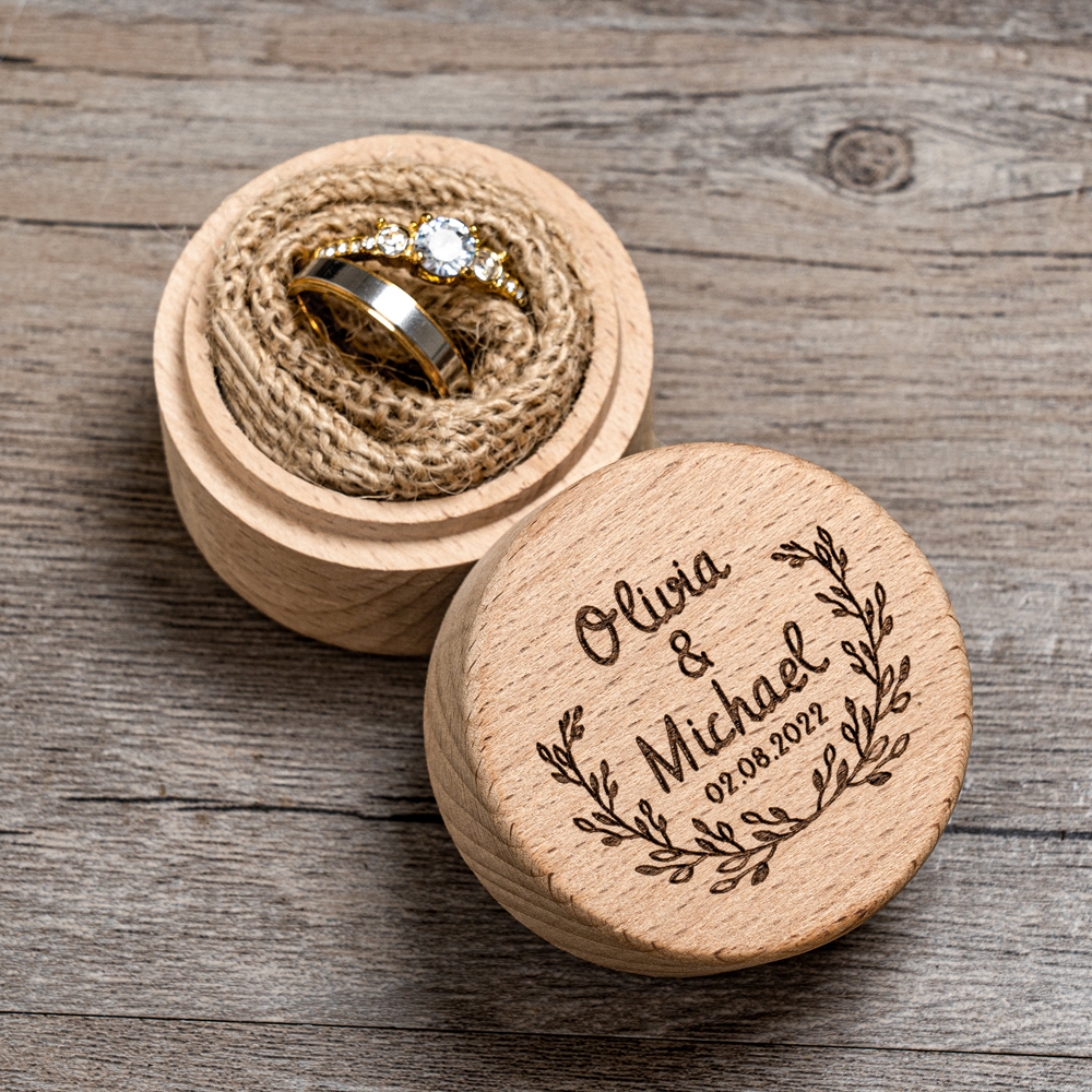 Free Personalized Wedding Ring – Wood Ring Blank recenzja i cena