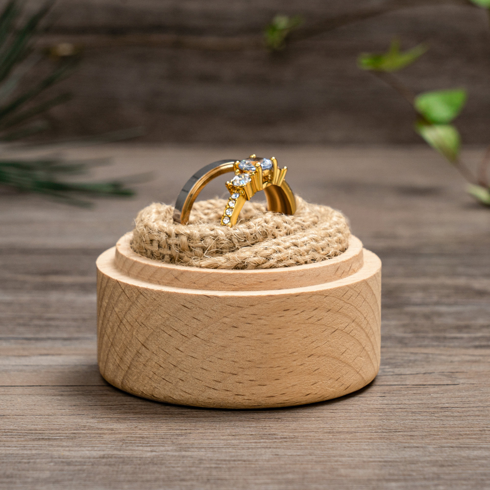 Free Personalized Wedding Ring – Wood Ring Blank recenzja i cena