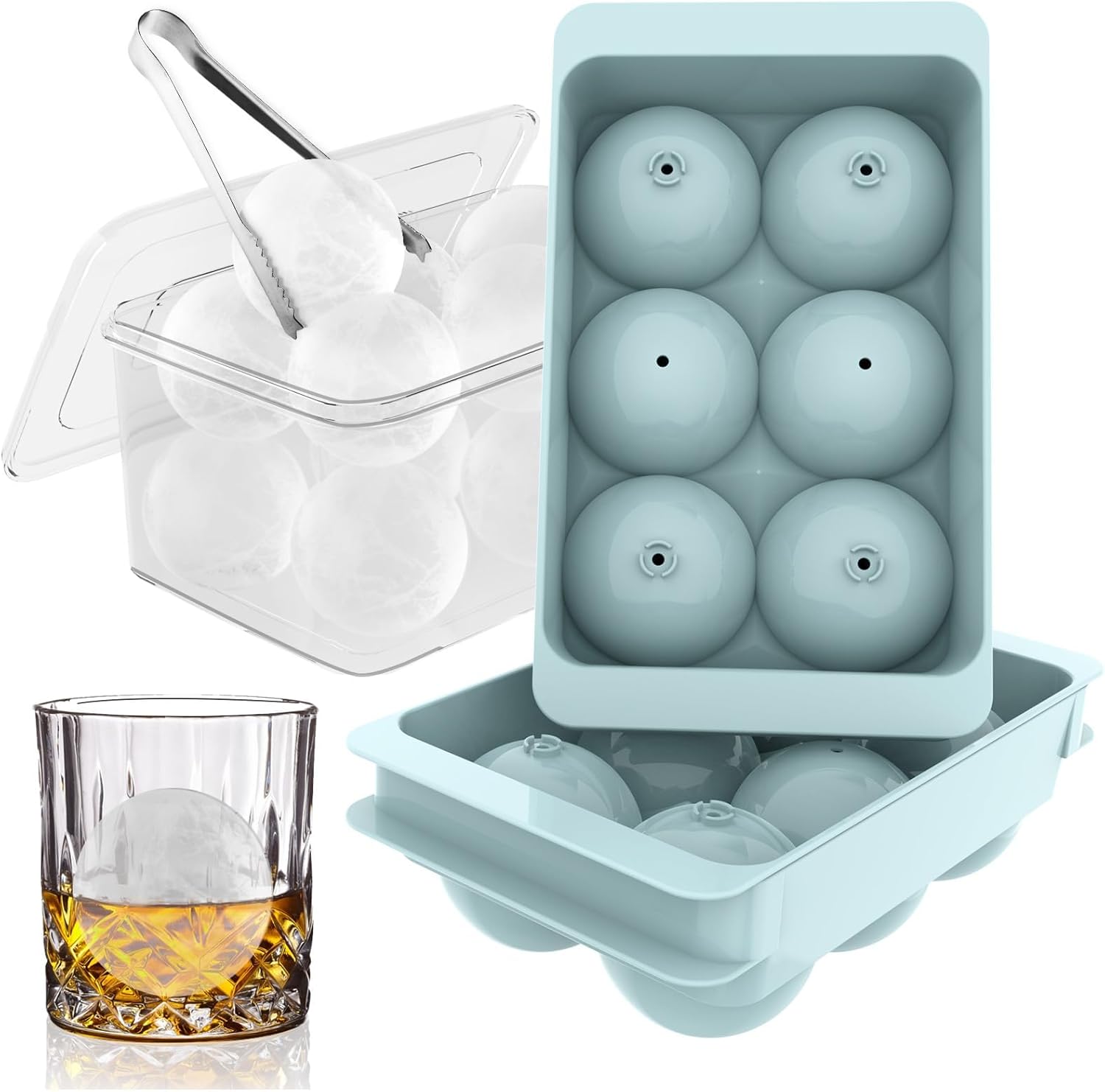 Large Round Ice Cube Trays for – Coaster Mold Round recenzja i cena