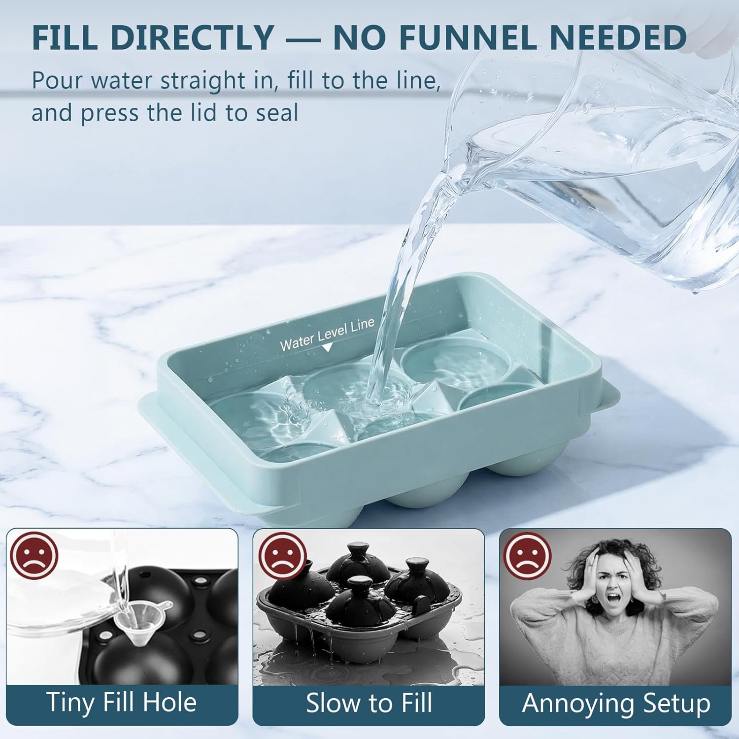 Large Round Ice Cube Trays for – Coaster Mold Round recenzja i cena