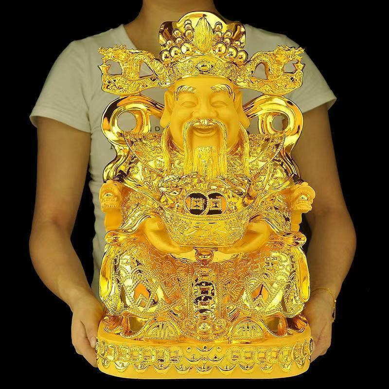 Feng Shui Gold God of Wealth L – Resin Crafts recenzja i cena