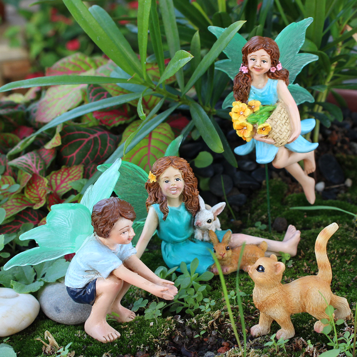 4pc Flower Fairy and Animal Pa – Resin Craft Ideas recenzja i cena