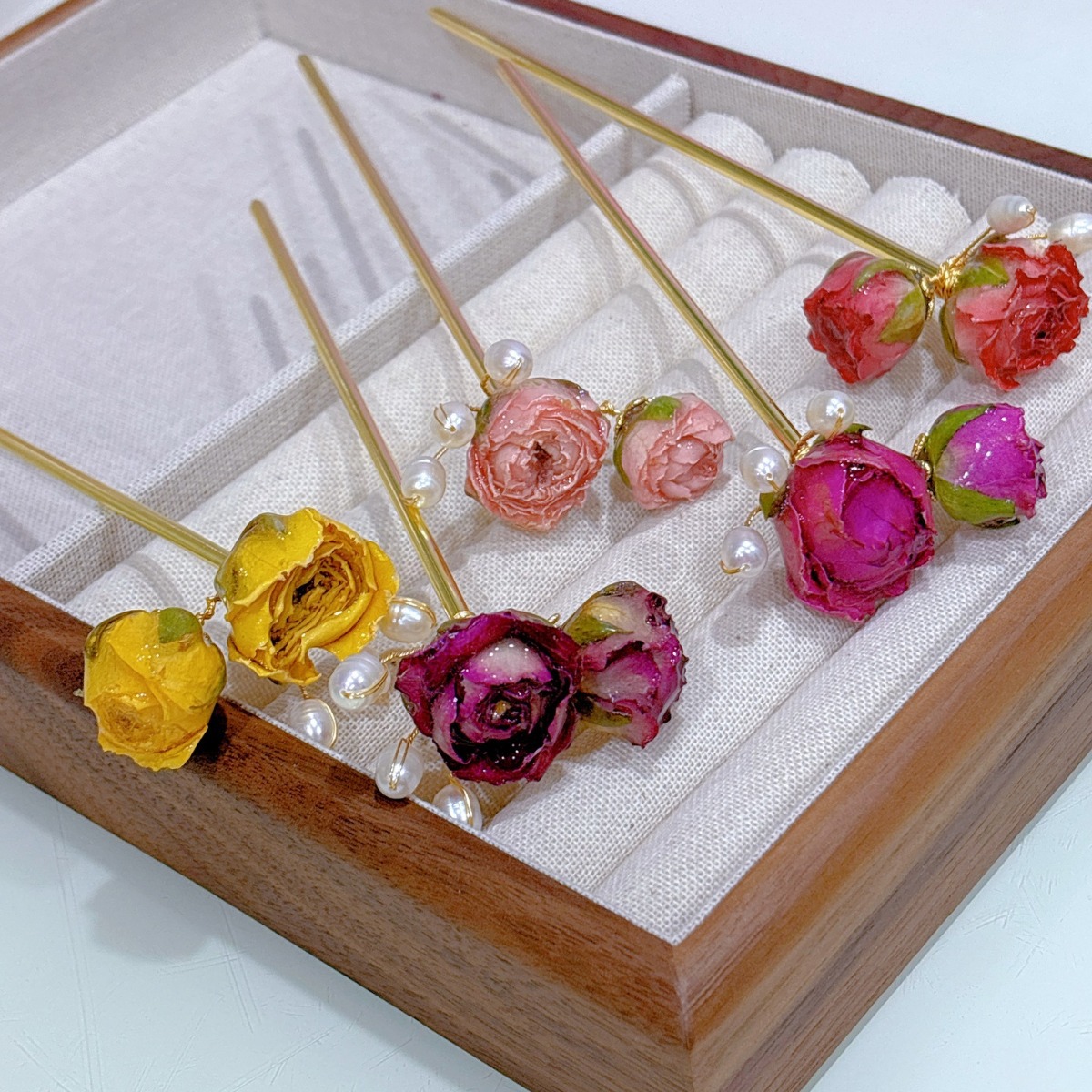 5pcs Drip Glue Roses Dried Flo – Dried Flower Bulk recenzja i cena
