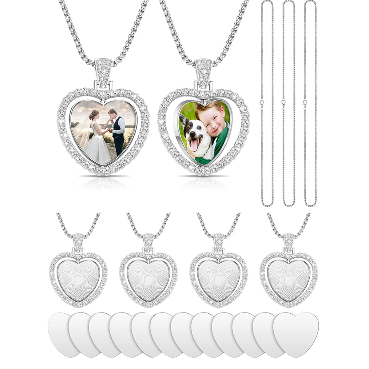 24Pcs Sublimation Rhinestone T – Bezels Set Pendant recenzja i cena