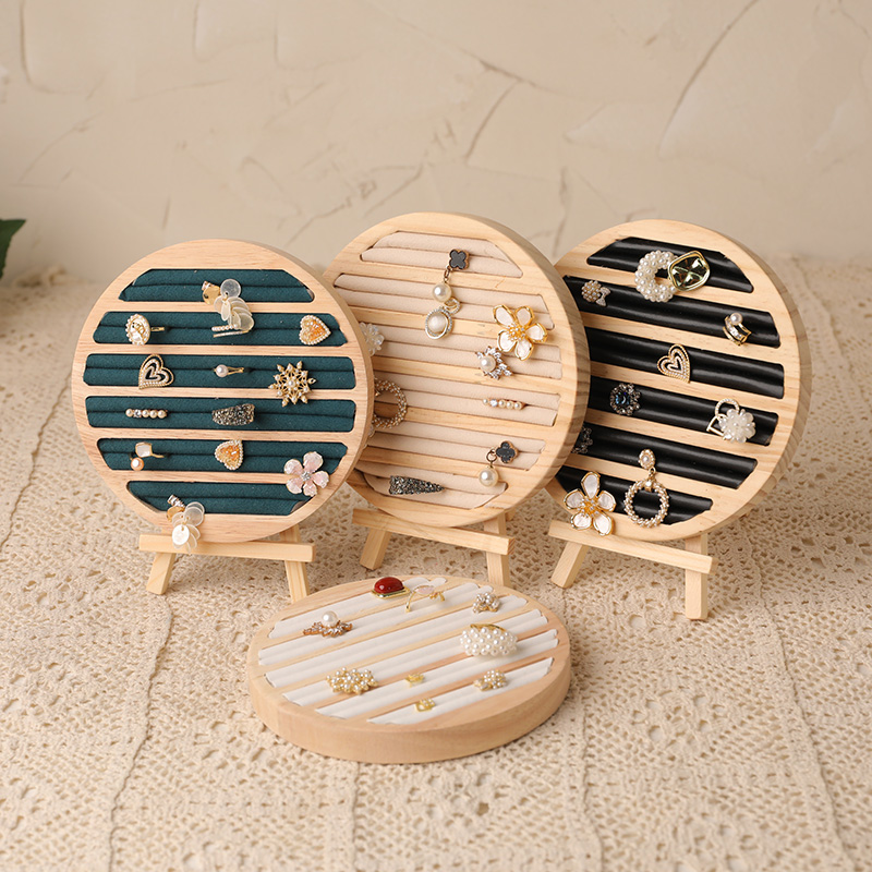 Wood Round Shape Jewelry Tray  – Wood Ring Blank recenzja i cena
