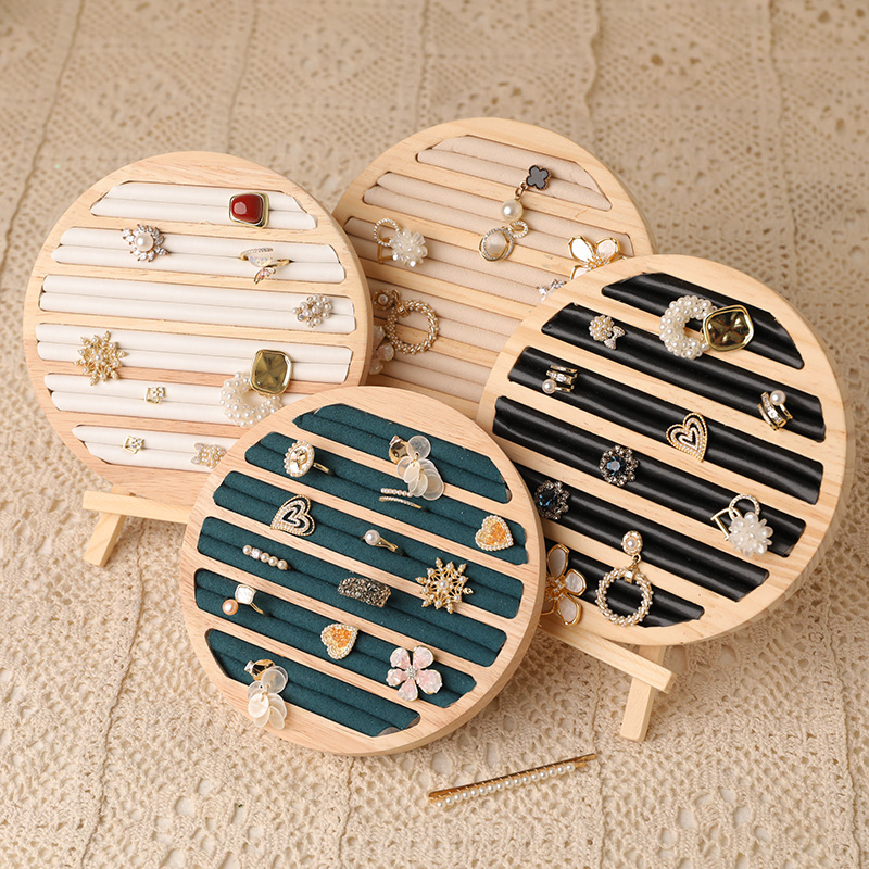 Wood Round Shape Jewelry Tray  – Wood Ring Blank recenzja i cena