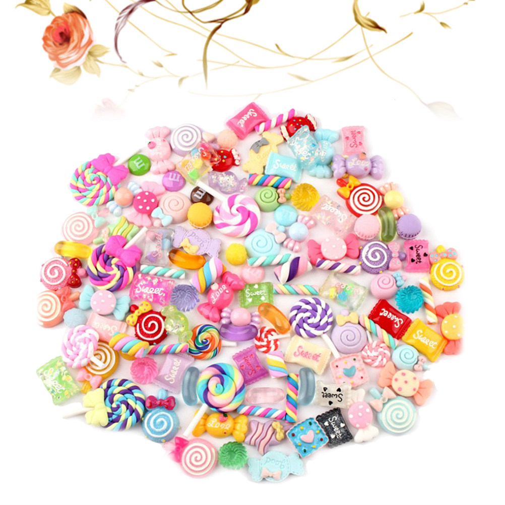 50 pcs Candy Cream Lollipop Ac – Resin Craft Material recenzja i cena
