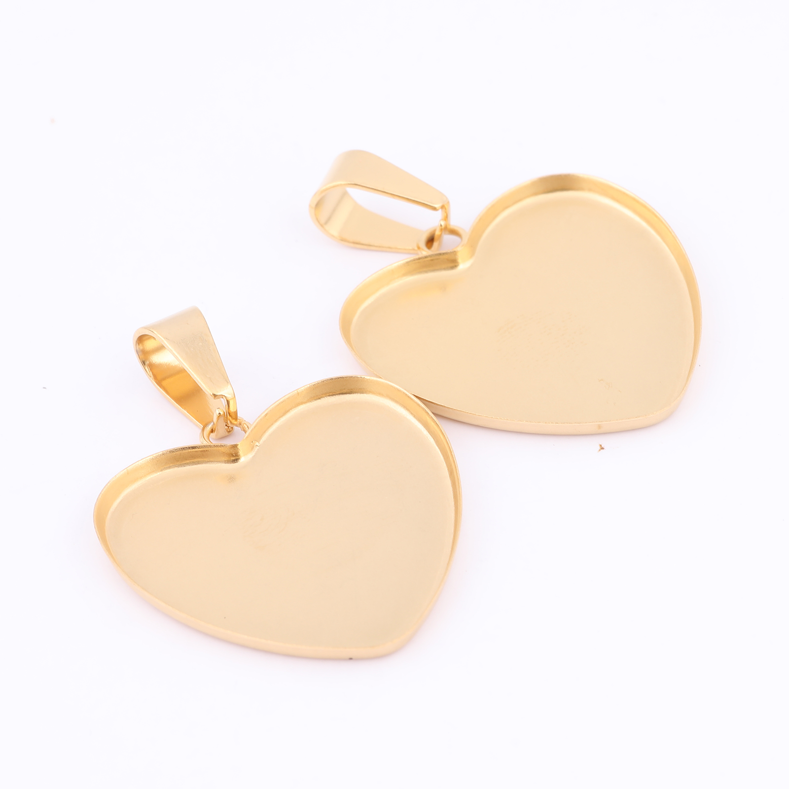 10pcs Stainless Steel Gold Pla – Bezels Set Pendant recenzja i cena