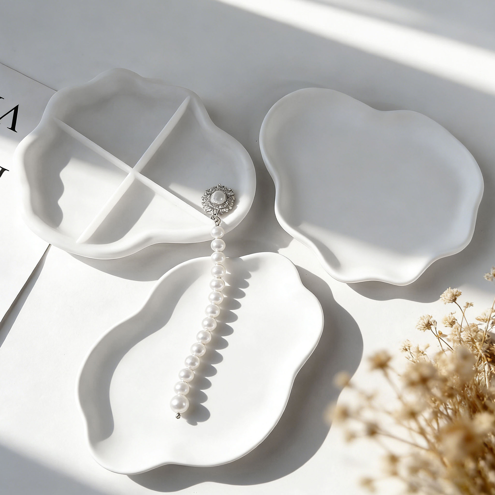 DIY Geometric Wave Plaster Coa – Serving Tray Mold recenzja i cena