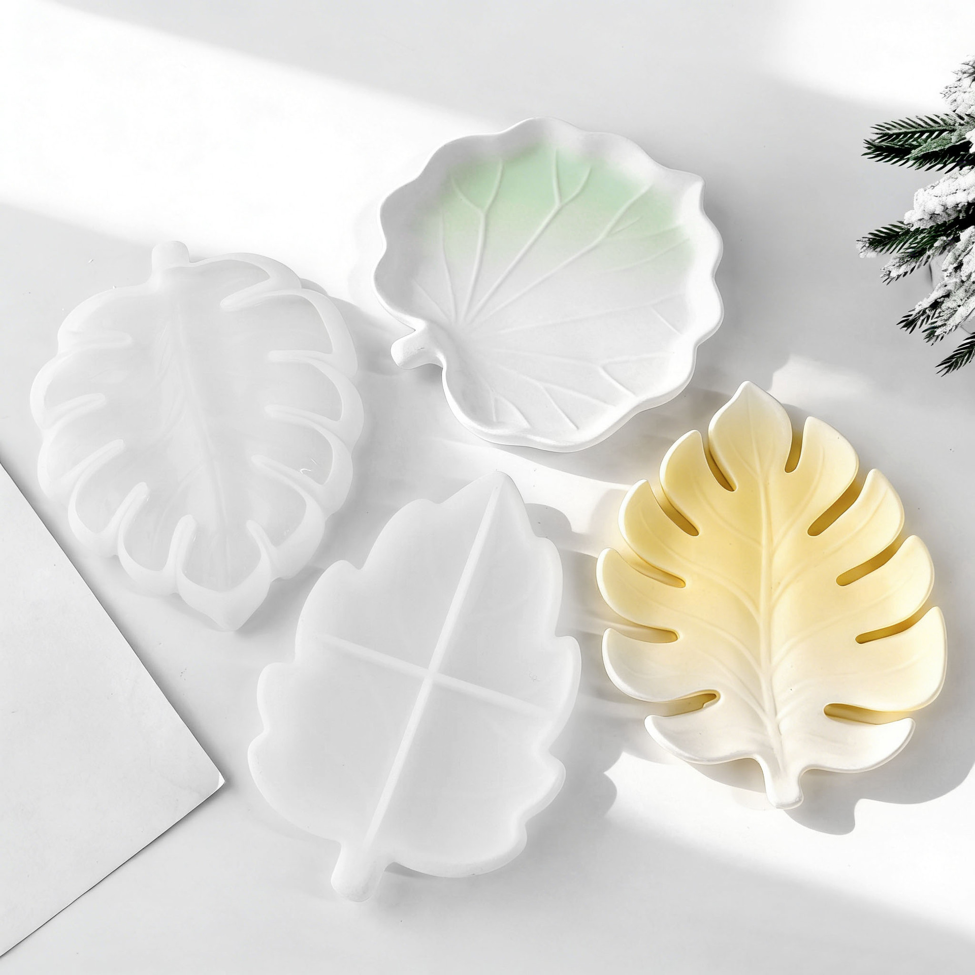 DIY Gypsum Form Leaf Coaster S – Serving Tray Mold recenzja i cena