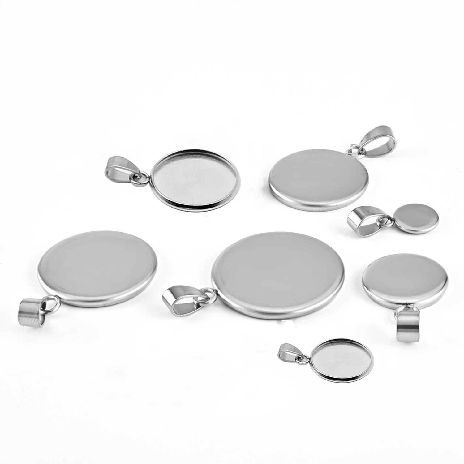 10pcs 316 Stainless Steel 6~20 – Bezels Set Pendant recenzja i cena