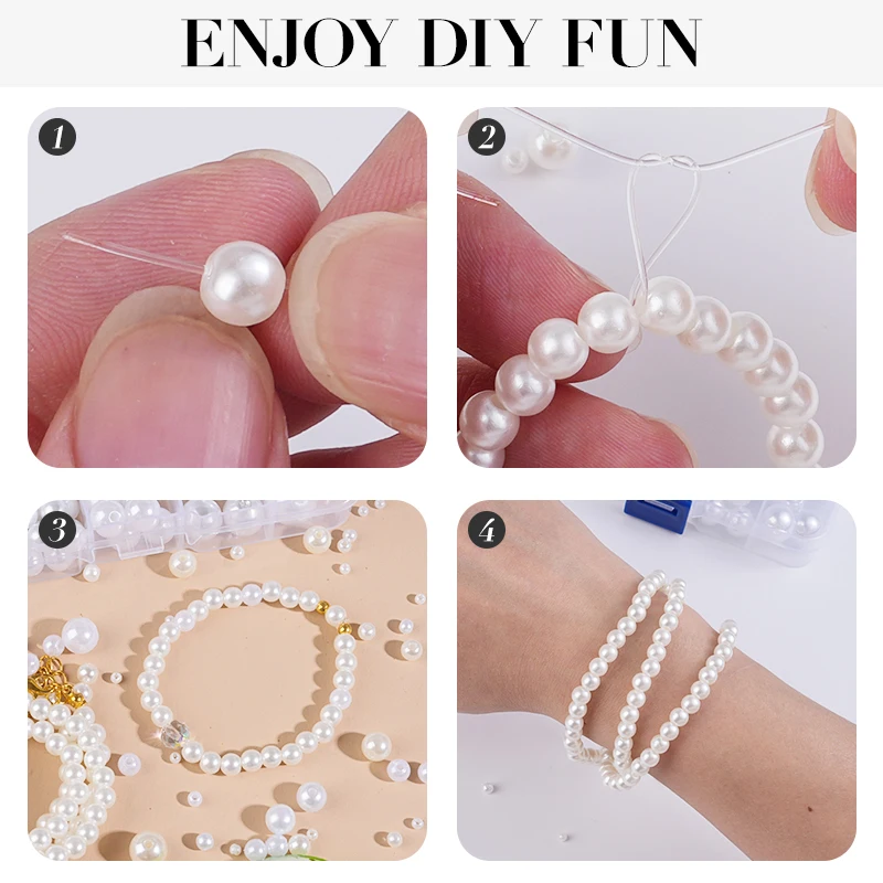 800pcs Artificial Faux Pearl R – Resin Crafts Diy recenzja i cena