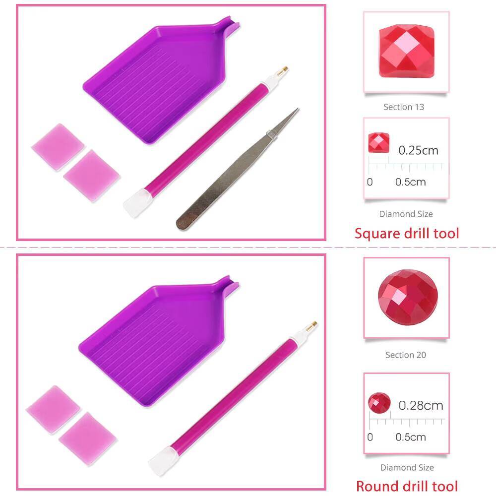 1PC frameless  Diamond Paintin – Resin Craft Kit recenzja i cena