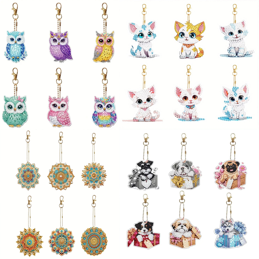 6-piece/set DIY Diamond Keycha – Resin Craft Ideas recenzja i cena