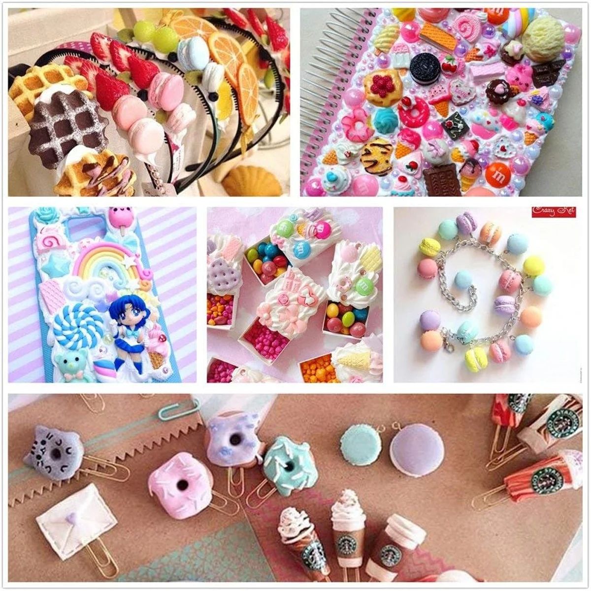 30pcs Random Candy Slime Charm – Resin Crafts Diy recenzja i cena