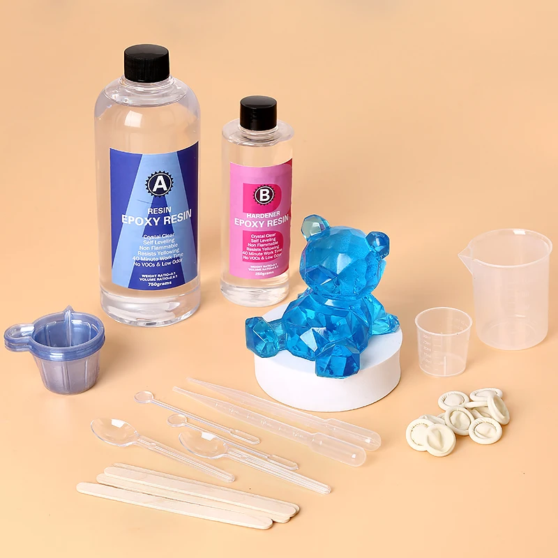 Epoxy Resin Kit Crystal Clear  – Mixing Cup Silicone recenzja i cena