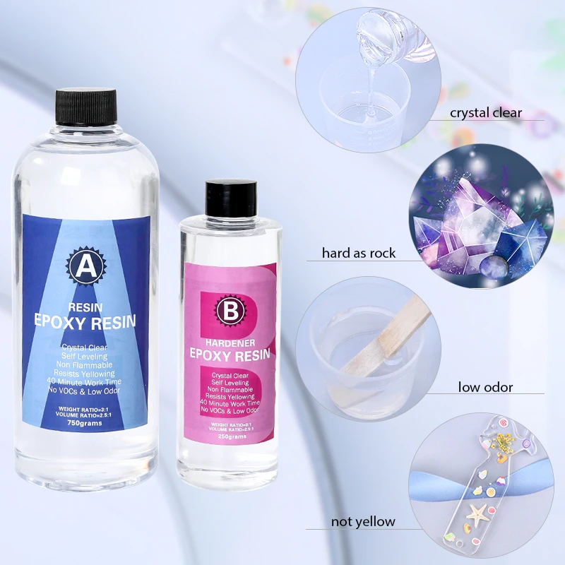 Epoxy Resin Kit Crystal Clear  – Mixing Cup Silicone recenzja i cena