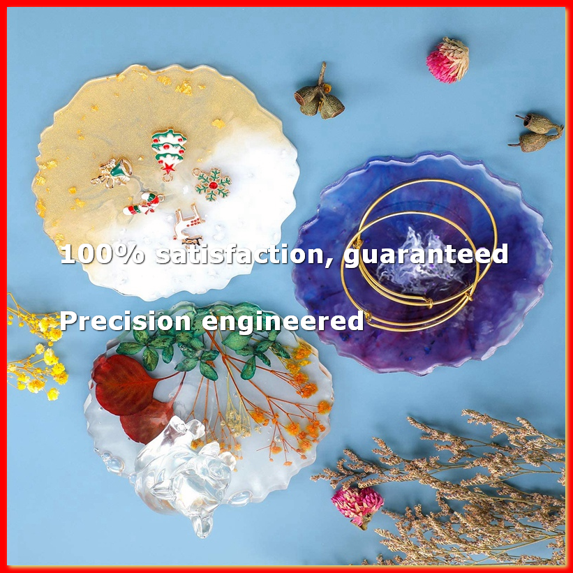 6 Pieces Resin Coaster Mold La – Geode Mold Silicone recenzja i cena