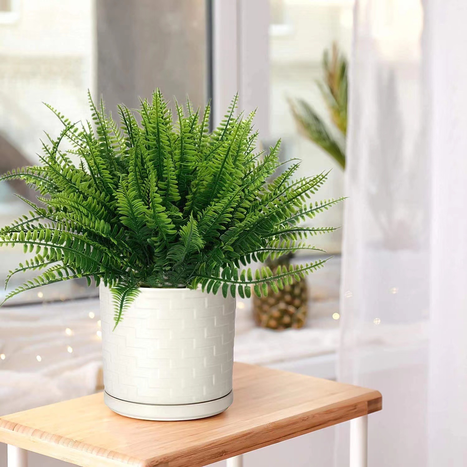 Artificial Persian Ferns Flowe – Terrarium Moss Art recenzja i cena