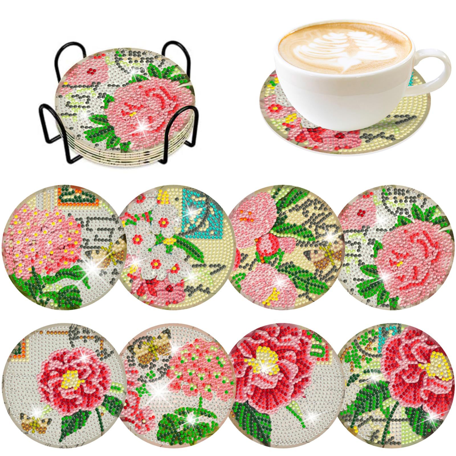 RUOPOTY 8pc/sets Diamond Paint – Resin Craft For Beginners recenzja i cena