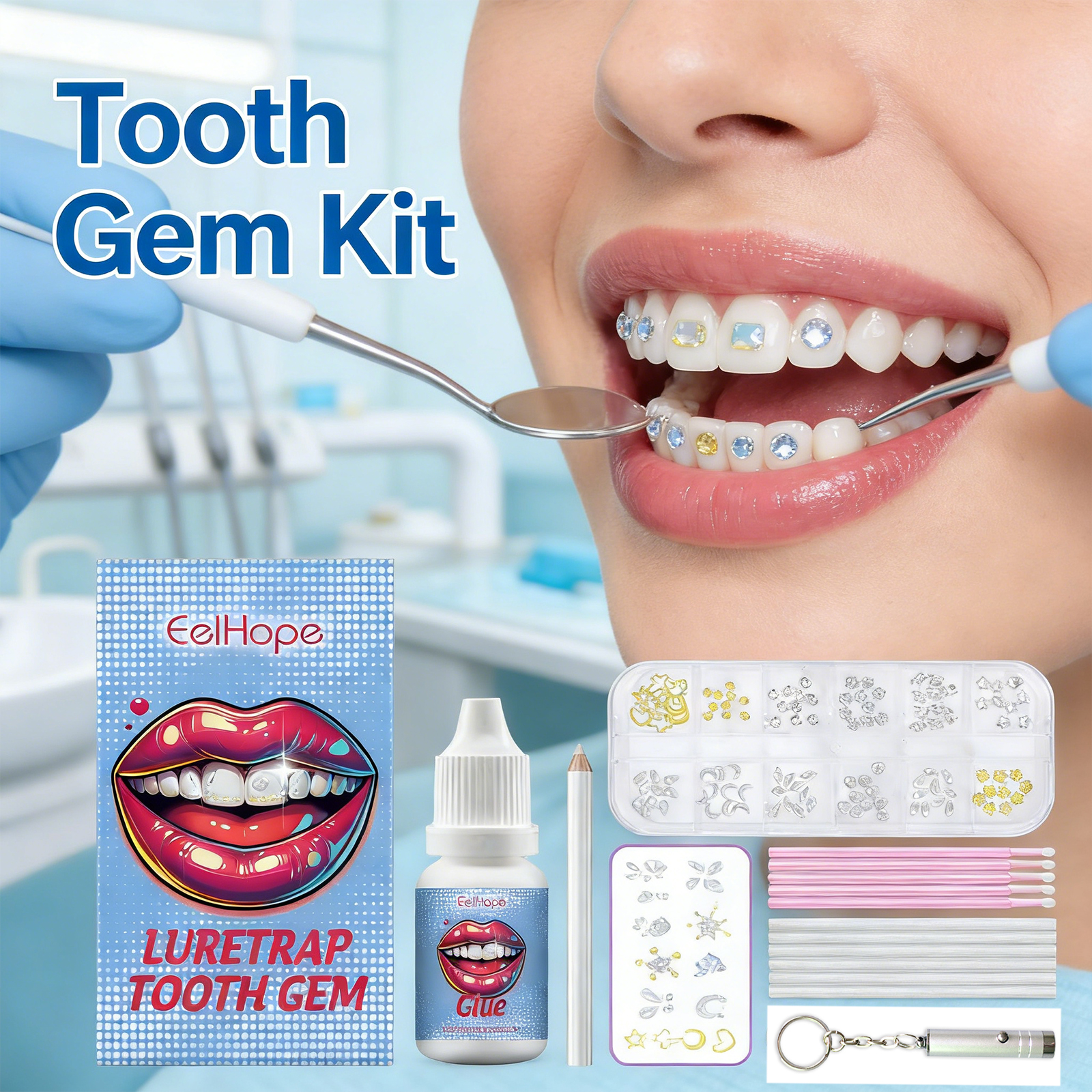 Tooth Gems Sparkling Teeth Jew – Resin Crafts Diy recenzja i cena