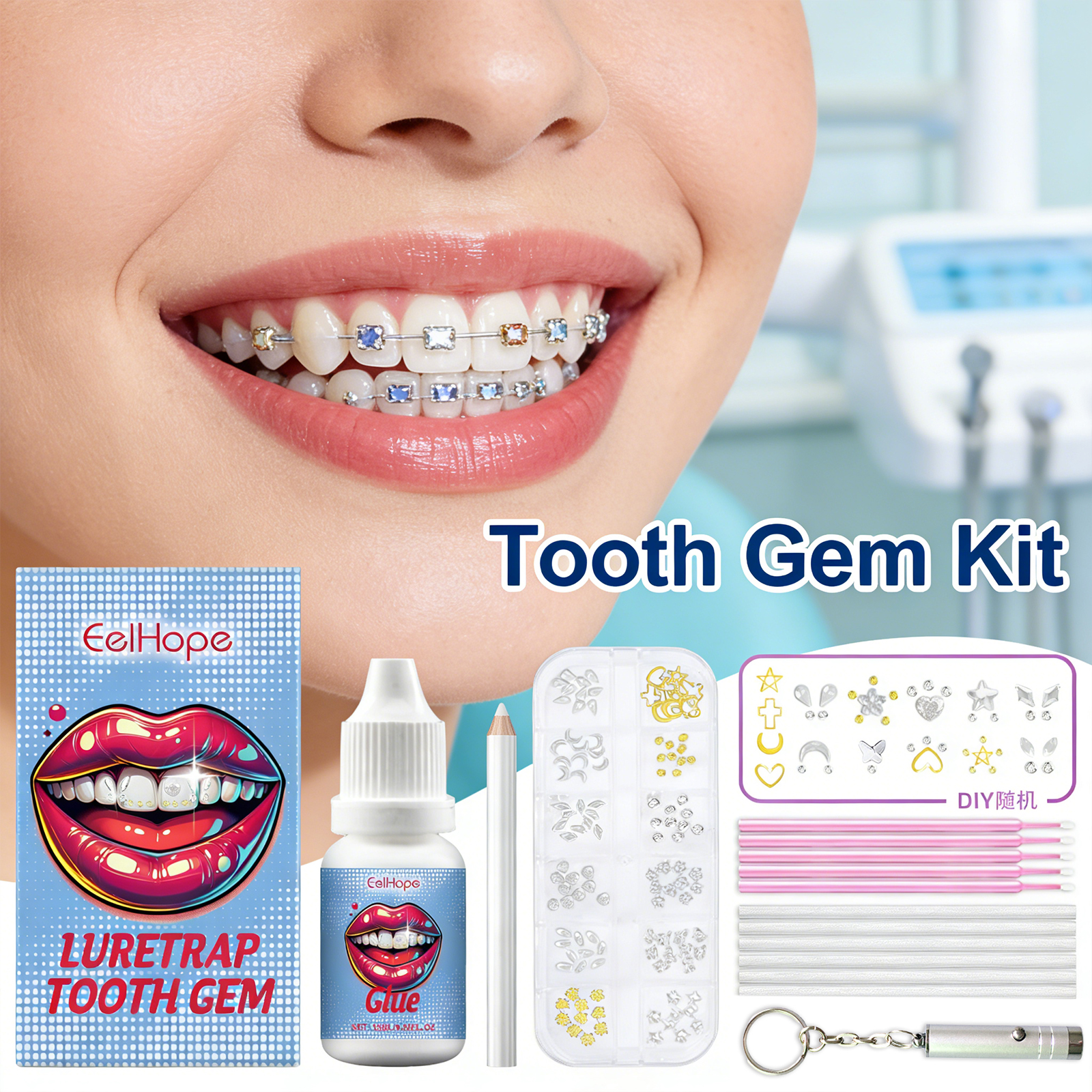 Tooth Gems Sparkling Teeth Jew – Resin Crafts Diy recenzja i cena