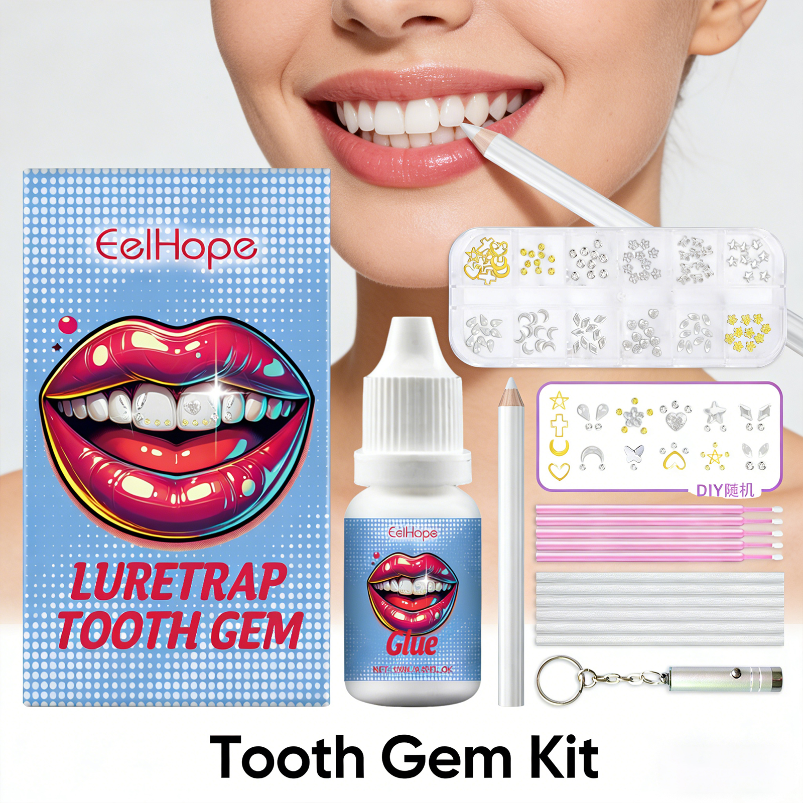 Tooth Gems Sparkling Teeth Jew – Resin Crafts Diy recenzja i cena
